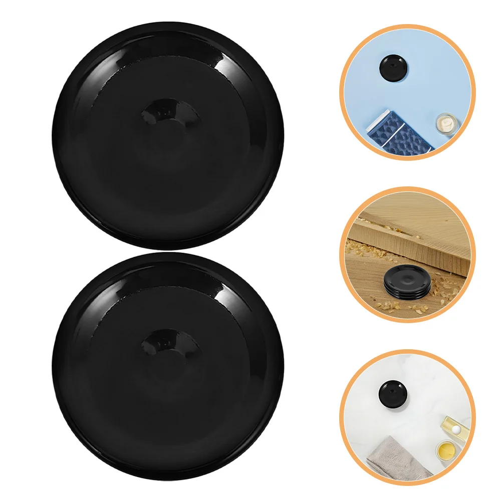 

8Pcs Round Furniture Coasters Wear-Resistant Grippers for Hardwood Floors Anti-Slide Support Pads for Home Office Sofa Bed Chair