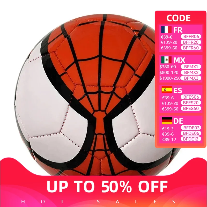 

Spider-Man Football Disney Ball Number 3 5 Student Football Campus Training Game PVC Football Children's Birthday Gift Toy