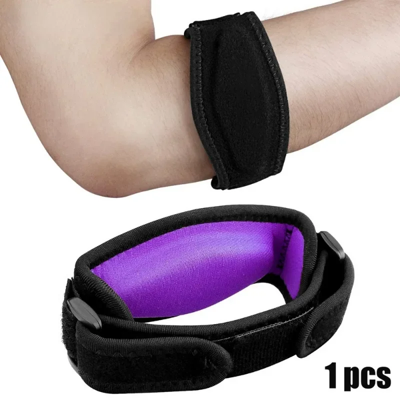 Codera DE TENIS ajustable para hombre y mujer, banda de soporte para el brazo, protector de antebrazo, almohadillas de compresión para alivio del dolor, 1 piezas