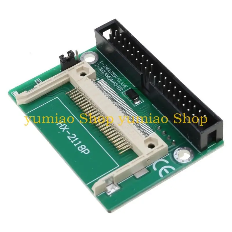 587B Card to 3.5 Inch IDE Adapter, Compact Flash Memory Card Converter to Laptop HDD 40 Pin Male Port