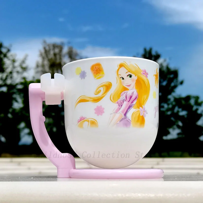 Disney Princess Beauty and the Beast Belle Frozen Elsa Cinderella The Little Mermaid Ariel Action Figure Toy Washing Cup Gifts