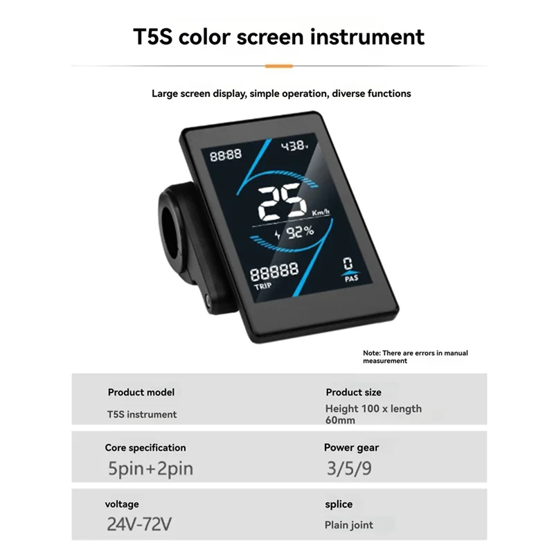 

B29C-36V 48V 17A бесщеточный контроллер T5S метр ЖК-дисплей + 130X комплект дроссельной заслонки для электрического скутера E-Bike ремонтный комплект