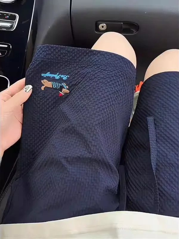 

Qui Dry Casual Beach Men's orts Outerwear Sport Pants Loose Fit Polyester Fiber Teenagers Summer 2026 New Sle