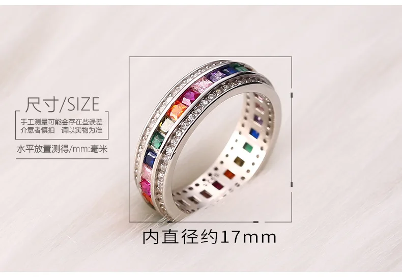 Color Zircon Ring,Thomas Style Glam Fashion Good Jewerly For Women,2022 Spring Ts 925 Sterling Silver Gift