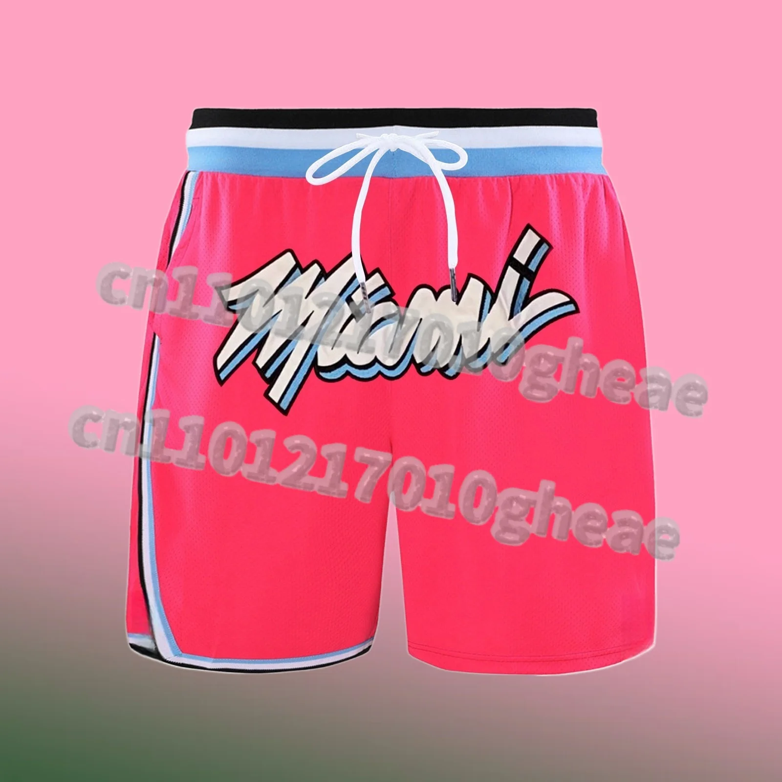 

Мужские шорты, баскетбольные карманные эластичные спортивные шорты для бега, спортивные штаны для фитнеса и тренировок на открытом воздухе, свободные пляжные короткие шорты с принтом