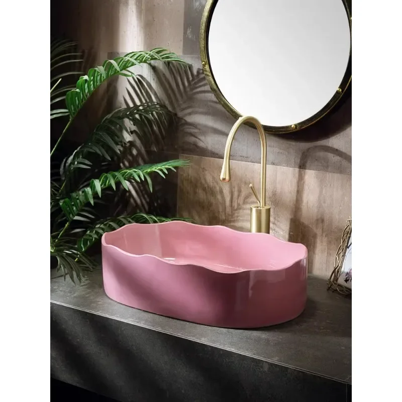 Table Hand Washing Single Basin Courtyard Pool Inter-Platform Basin Simple Balcony Household Washbasin Toilet