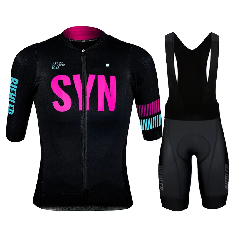 SYNcomparator-Ensemble de vêtements de cyclisme à manches courtes pour femme, séchage rapide, vélo de montagne trempé, été, 2024