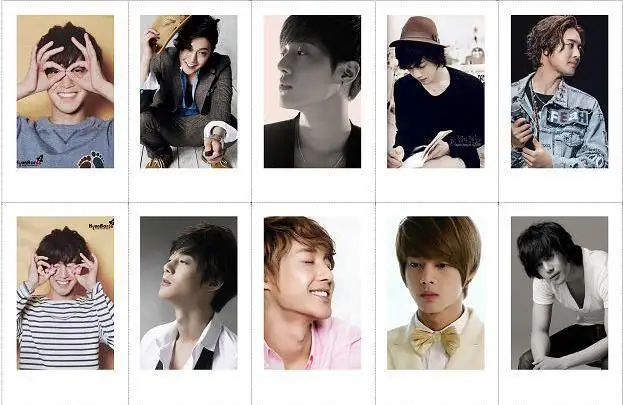 No Repetition Hyun-joong Kim Photo Mini Card Wallet Lomo Card Fans Collection Gift