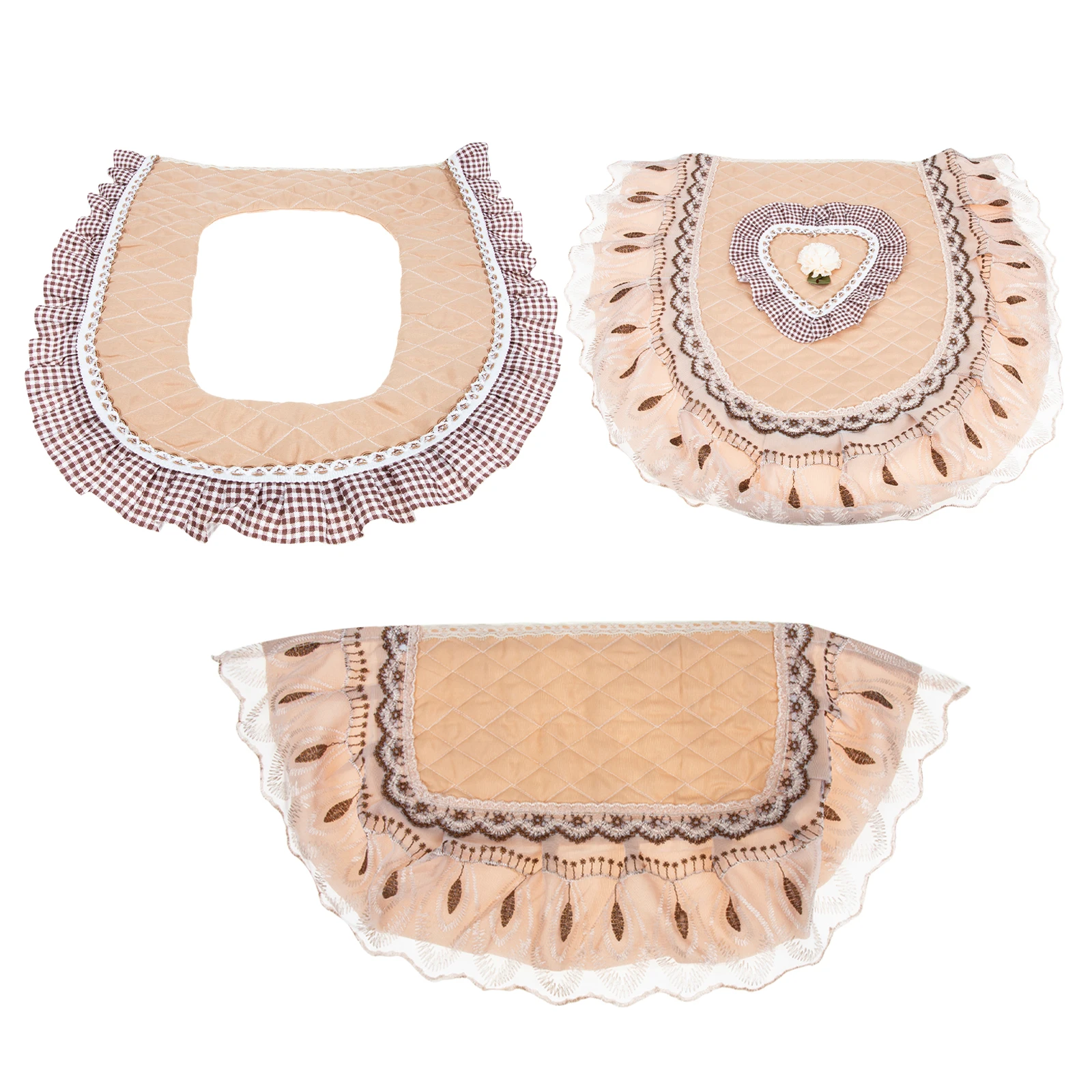 

Universal Velvet Toilet Seat Pad Thickened Washable Reusable Cushion Simple Design Comfortable Fabric Skin Friendly Home