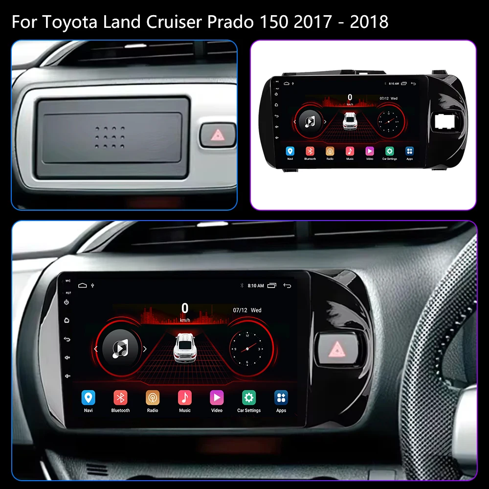 Android 13 For Toyota Vitz 3 XP130 2014-2019 Car Radio Multimedia Video Player Navigation GPS 4G Carplay 2din DVD Stereo WIFI