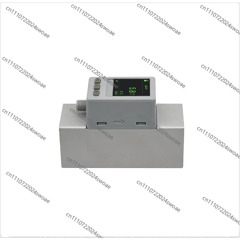 Intelligent Digital Display Large Range Thermal Gas Mass Flowmeter Oxygen Air AMS2000