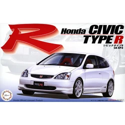 Fujimi 04686 Static Assembled Car Model Toy 1/24 Scale For Honda Civic TypeR LA-EP3 2001 Car Model Kit