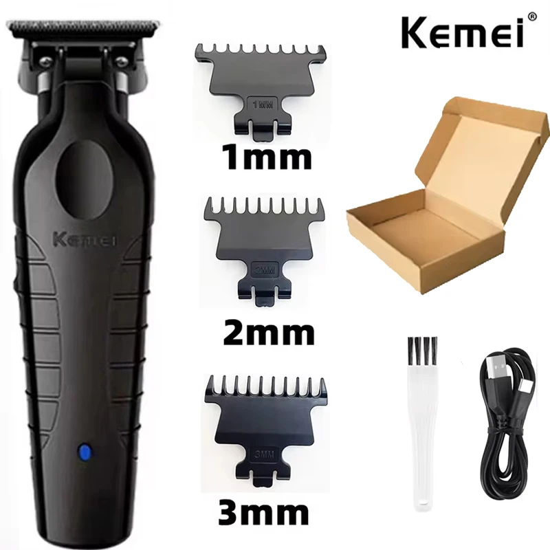 Kemei KM-2299 Heren Tondeuse Professionele Elektrische Tondeuse USB Oplaadbare Kapper Trimmer Elektrische Tondeuse voor Heren