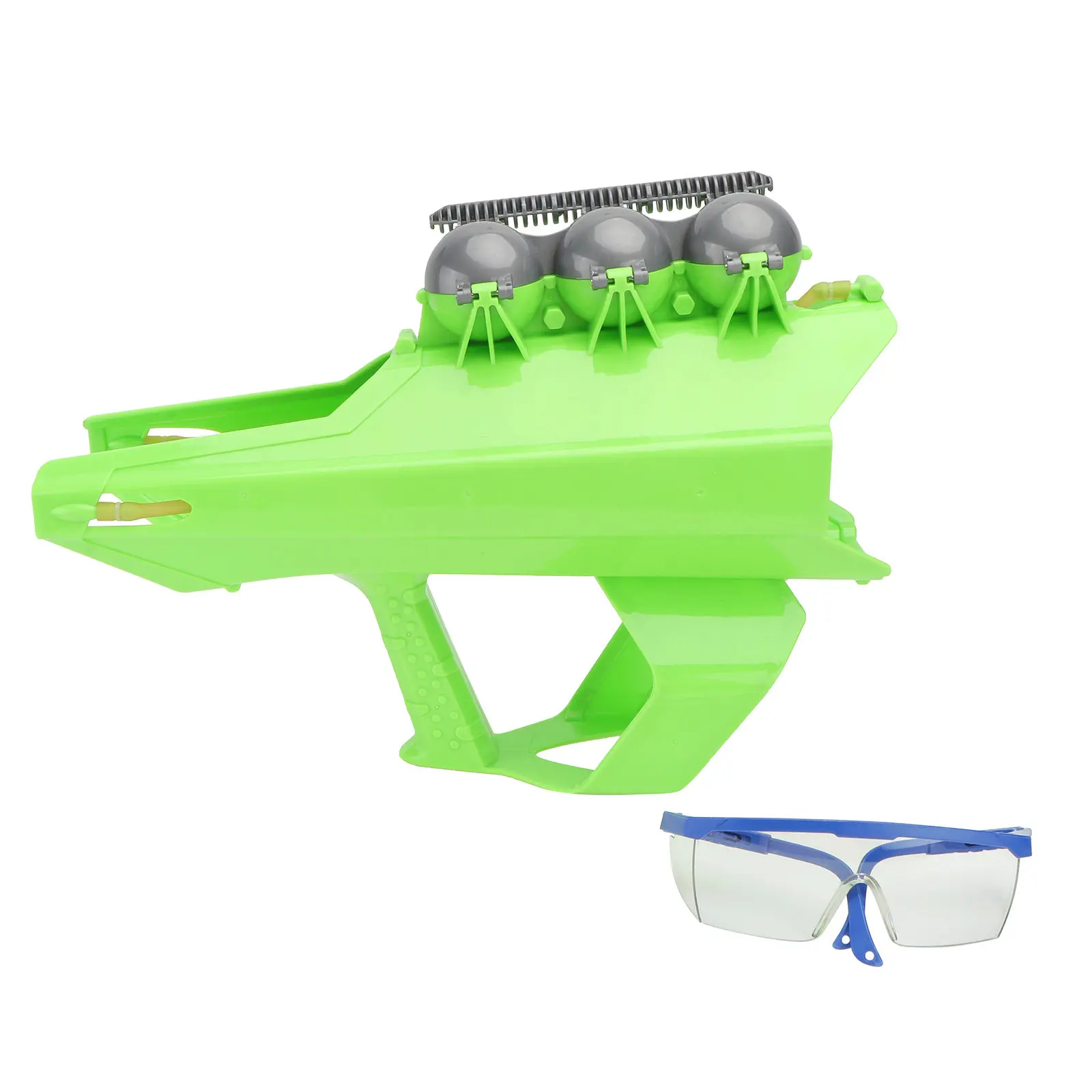 

1 Set Launcher Winter Snow Playing Equipment Kids Outdoor Fun Gear Protective Goggles Included Launcher