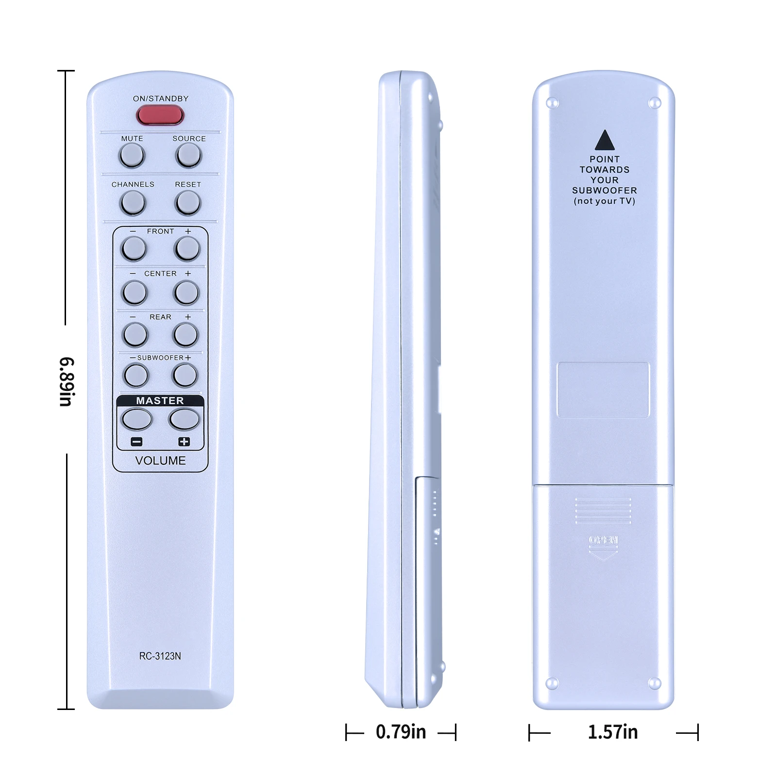 Afstandsbediening Voor Lenoxx Ht300a 391617 5000 Rc-3123N 39173 Fbt 1084