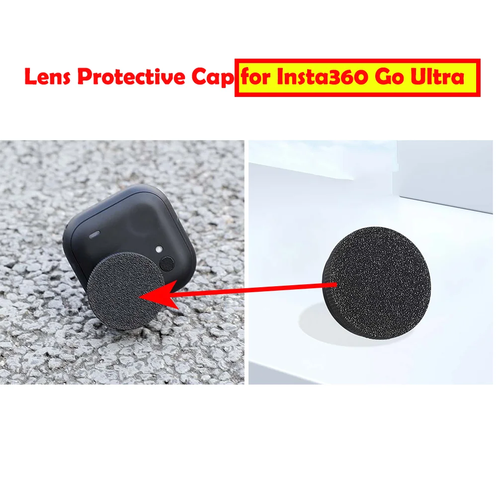 

﻿Lens Protective Cap for Insta360 Go Ultra Scratch-Resistant and Scratch-Proof Protection Action Camera Accessories