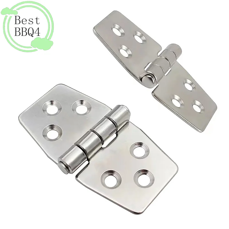 (BBQ4) 1pc Stainless Steel Marine Door Hatch Hinge Heavy Duty Boat Hinge Distribution Box Control Cabinet Hinge 76*38*2mm