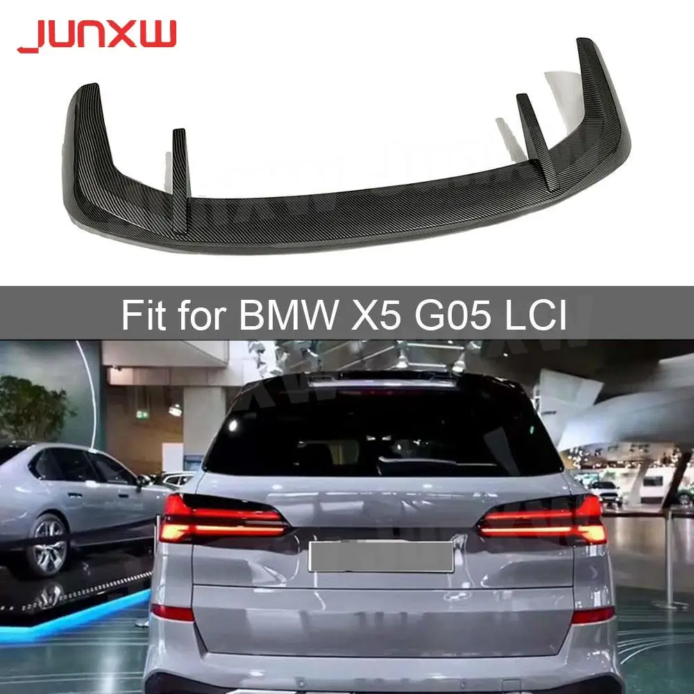 

For BMW X5 G05 LCI M Sport 2023+ ABS Rear Trunk Spoiler Wing Decoration Accessories Car Body Kits Rear Roof Spoiler Wings