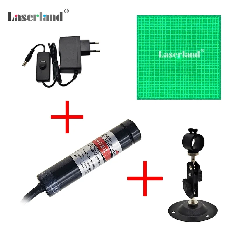 50*50 520nm Grid Matrix Green Light Grating Laser Module