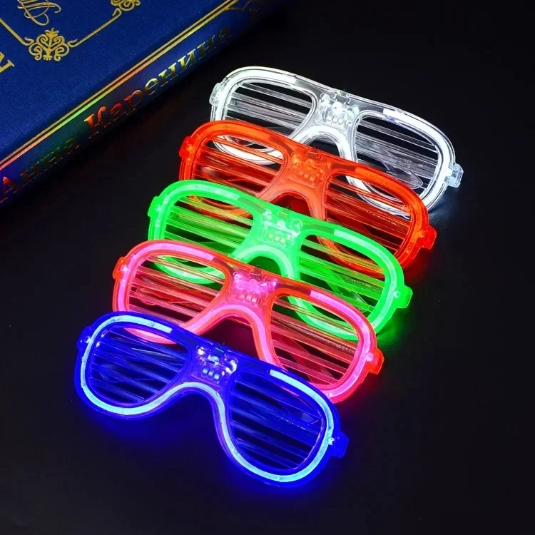 

Led Glasses Neon Party Flashing Glasses Luminous Light Glasses Bar Party Concert Props Fluorescent Glow Photo Props Supplies