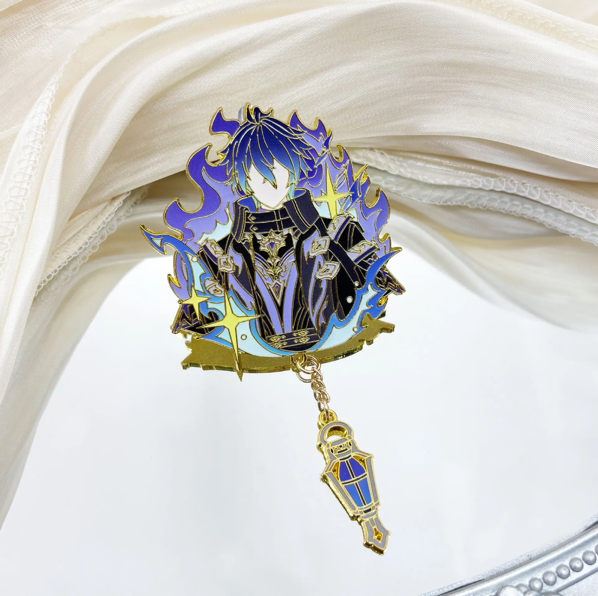 Adapt To Filins Metal Badge Desktop Ornament Schoolbag Accessories Do Not Fade Exquisite Millet Game Merchandise