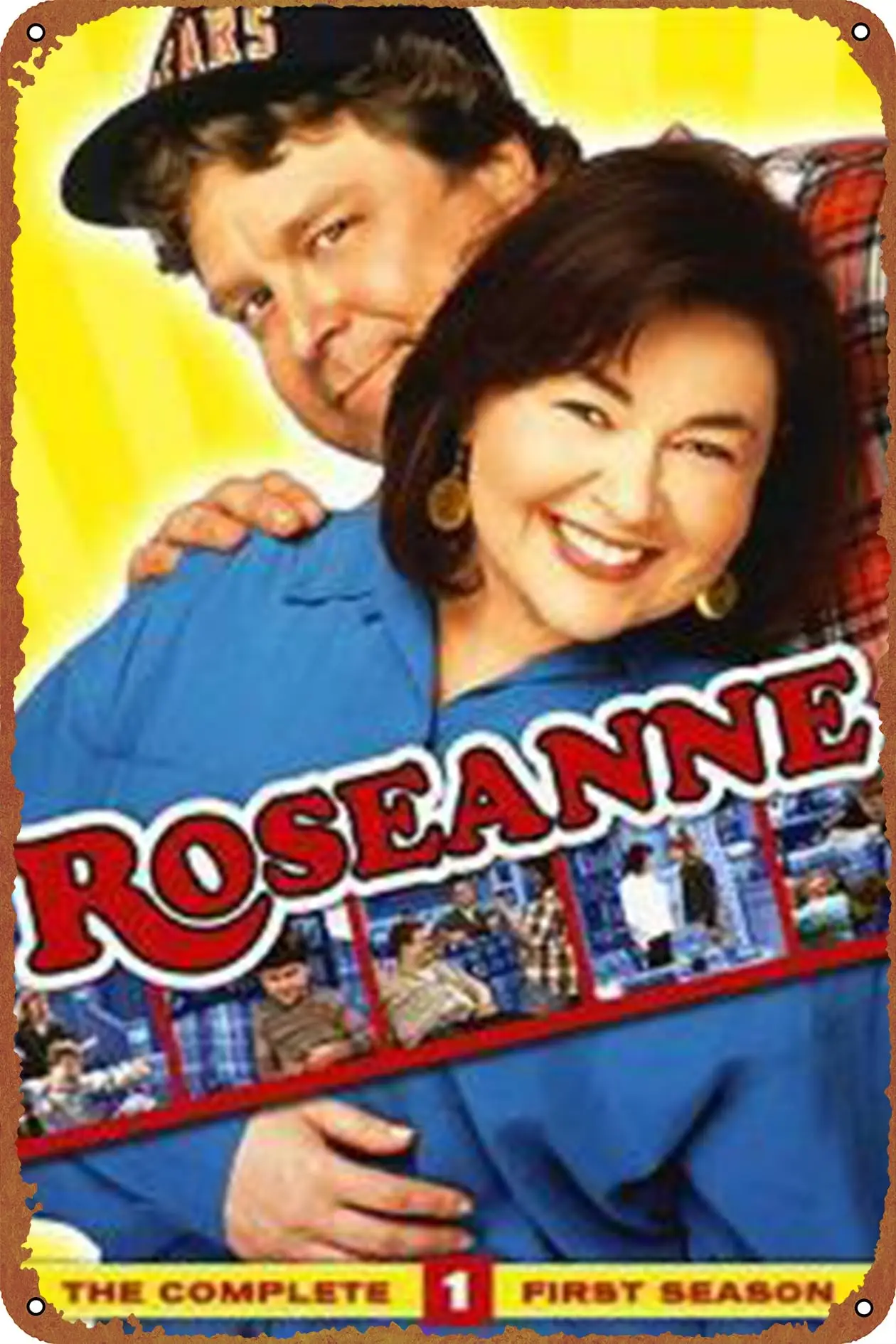 Roseanne Tin Sign Decoration Vintage Metal Poster Signs Wall Decor 8x12 Inch