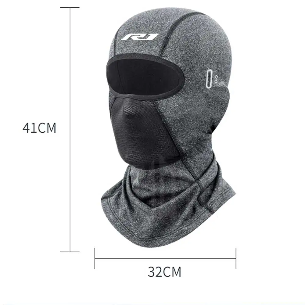 Pour yamaha R1 hiver chaud casquette de cyclisme pour hommes vélo moto cagoule coupe-vent sport écharpe velours vélo visage couverture femmes