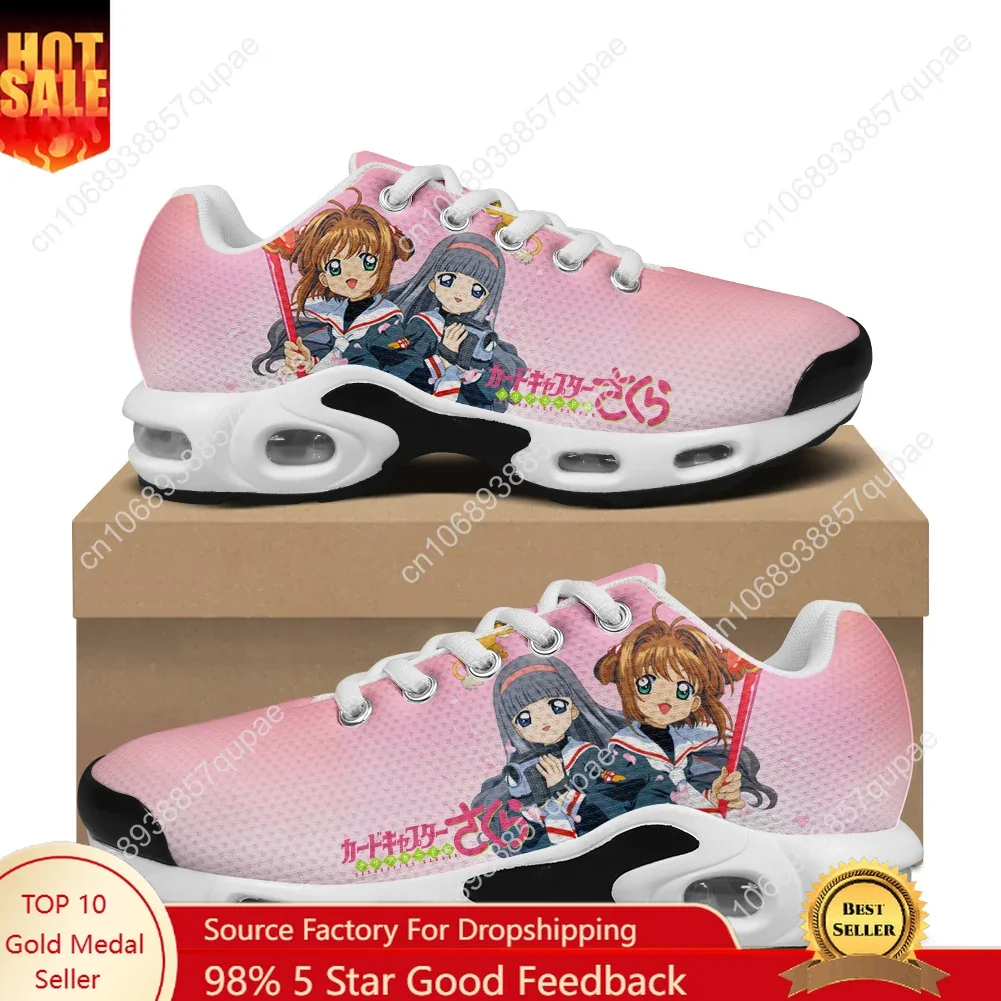 

Cardcaptor Sakura Air Cushion Sports Sneakers Anime Shoes Mens Womens Teenager High Quality Footwear Custom Made Mesh Sneaker