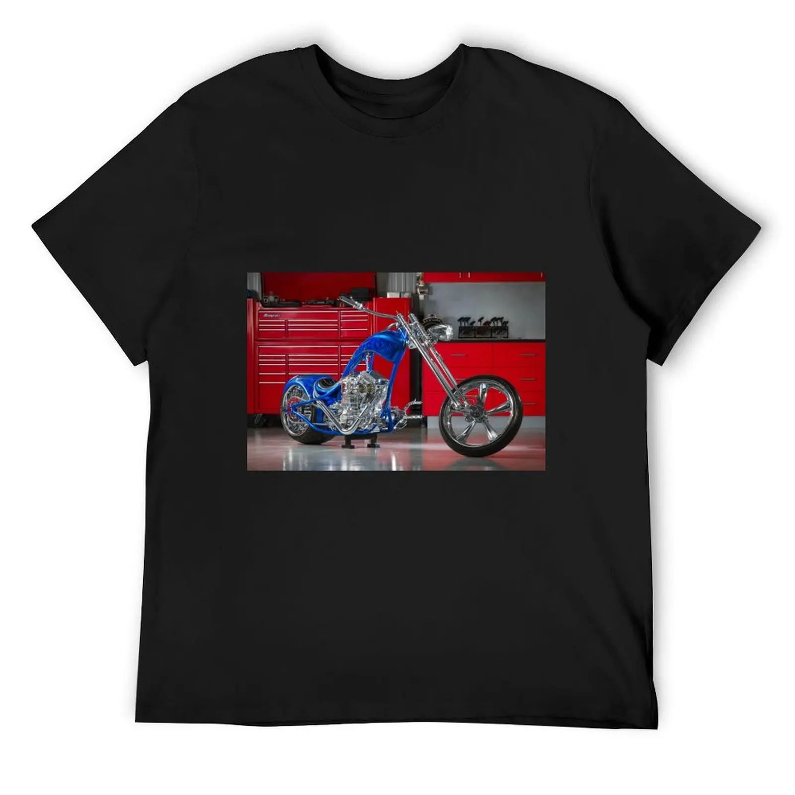 George's Custom Chopper 'Pitbull' T-Shirt blanks shirts graphic tee oversized t shirt men t shirt