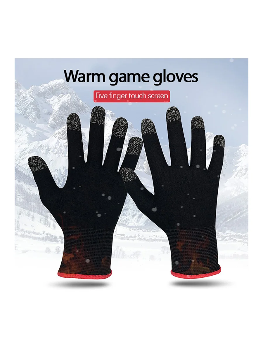 AliExpress NONE Waterproof Thermal Touch Screen Gloves, Warm Breathable Outdoor Sports Gloves for Cycling Gaming[][YY9]