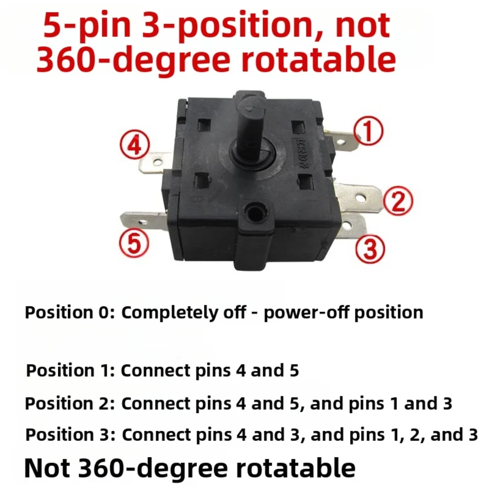 كما تظهر مفتاح التحكم في درجة الحرارة 3 دبوس و5 دبوس متوافق مع تعديل درجة الحرارة عن بعد ABS البناء للتدفئة المنزلية