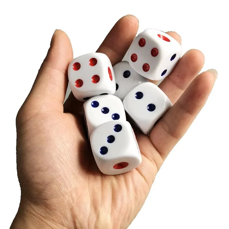 

10Pcs/set 25MM Rounded Big One Dice Suitable for Old Man Mahjong Game Dice