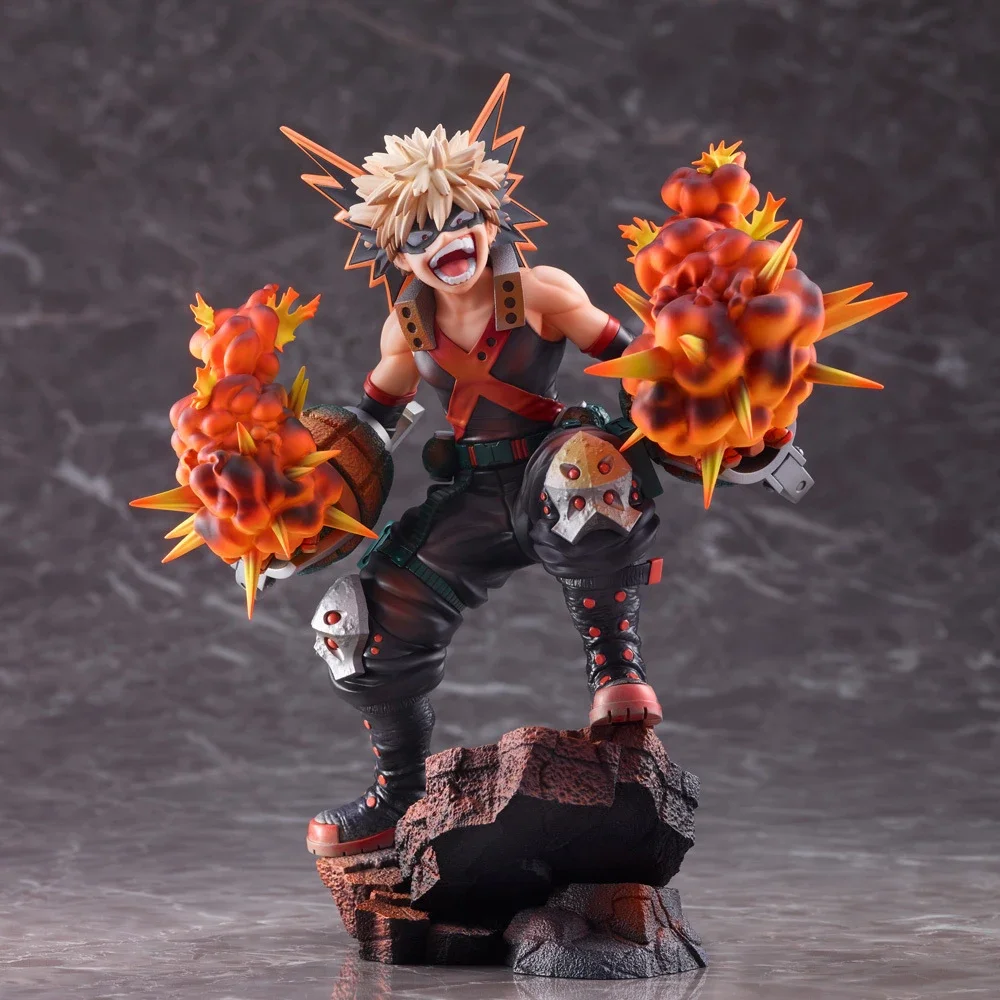 En Stock SEGA S-FIRE My Hero Academia Bakugo Katsuki personaje de Anime colección de PVC figura modelo ornamento regalo de cumpleaños