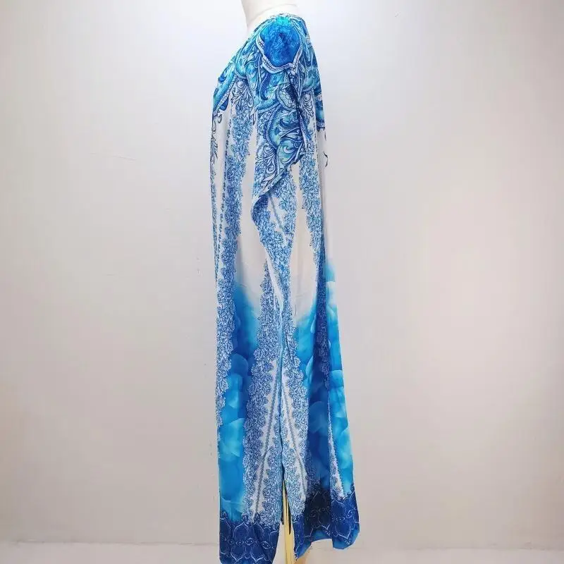 Kaftan Dresses Cover Up for Swimwear Women Print Caftan Resort Dress