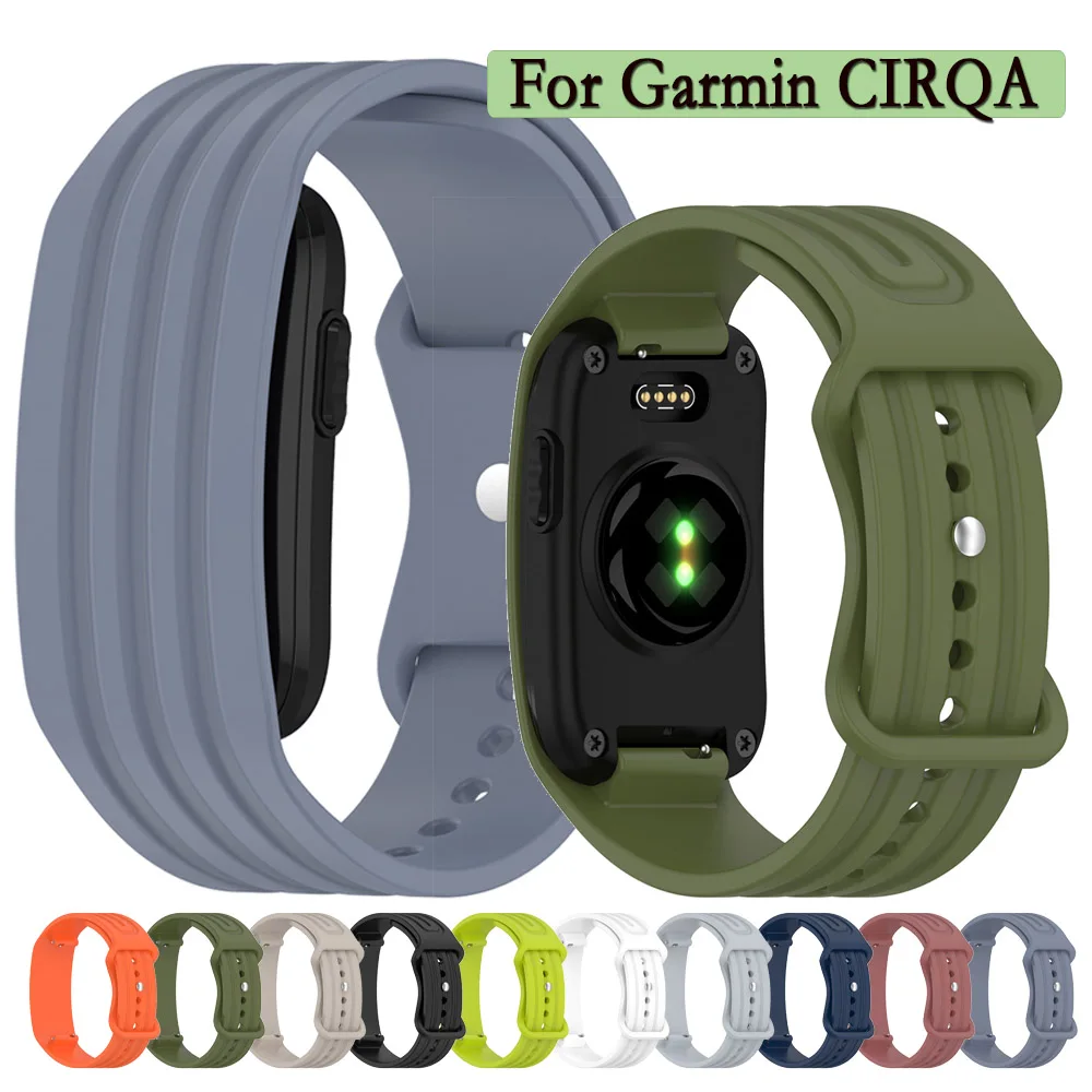 Integrated Strap For Garmin CIRQA Smart Band Silicone Quick Release Watchband Bracelet For Garmin CIRQA Wristband Replacement