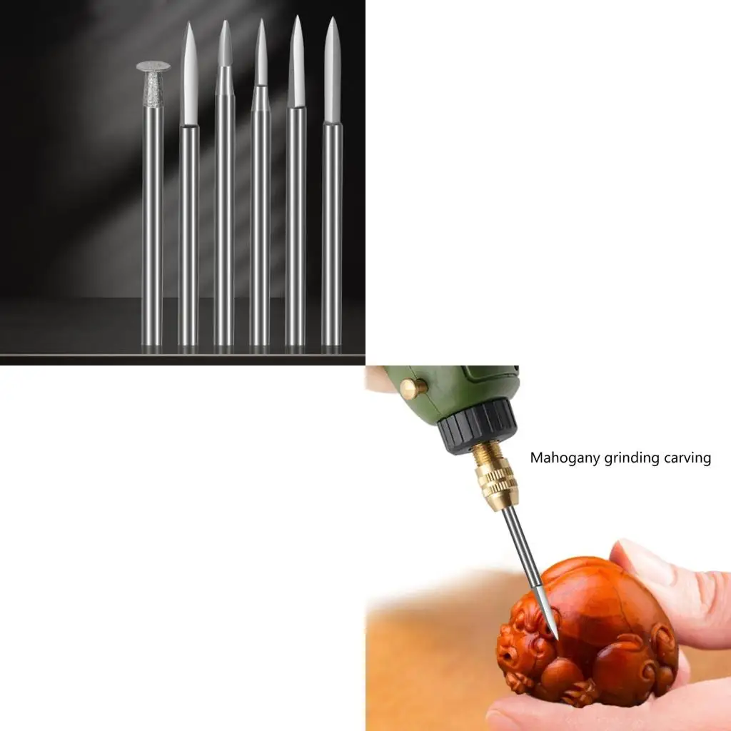 

6 шт. инструмент для резьбы по дереву для начинающих, принадлежности для заточки, многофункциональные изделия из дерева