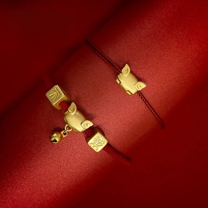 National Museum of China Red Hand Cord Bracelet Gift for Men And Women New Couple Birthday Lucky Charm Universal Design