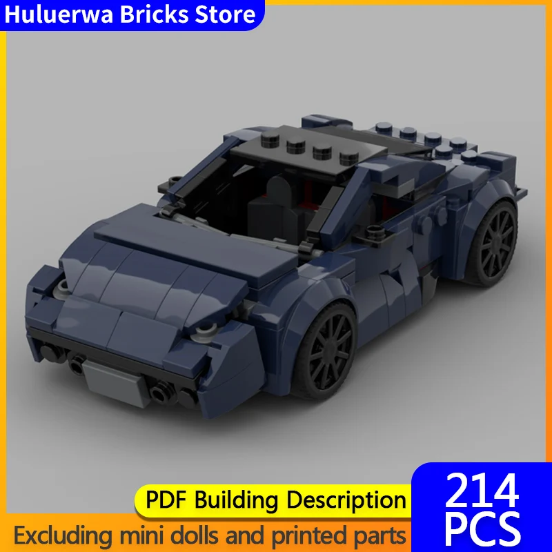 

Модель скоростного гоночного автомобиля MOC, строительные кирпичи, ураганский гиперкар, модульная технология, детские праздничные подарки, сборные игрушки, костюм