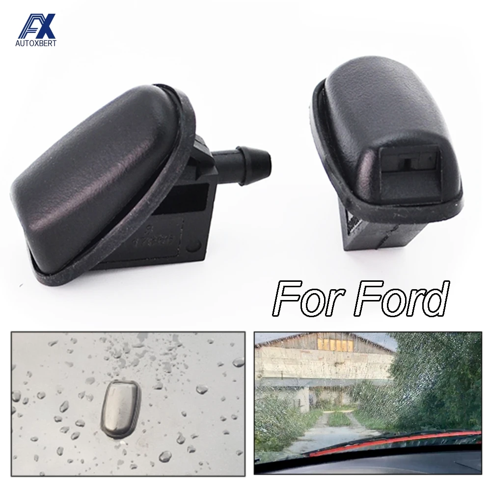 Front Windshield Windscreen Washer Jet Nozzles For Ford Focus Mondeo Galaxy C-max Fiesta KA Fusion OE#BM5117666AB