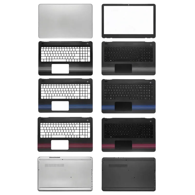 For HP Pavilion 15-AU 15-AW 15-AL TPN-Q172 TPN-Q175 Laptop Housing LCD Back Cover/Front Bezel/Hinges/Palmrest/Bottom Case Cover