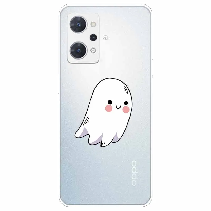 For Oppo Reno 7A 9A Case Transparent Soft TPU Silicon Phone Cover For Oppo Reno7 A Reno9 A Reno9A CPH2353 Clear Flowers New Capa