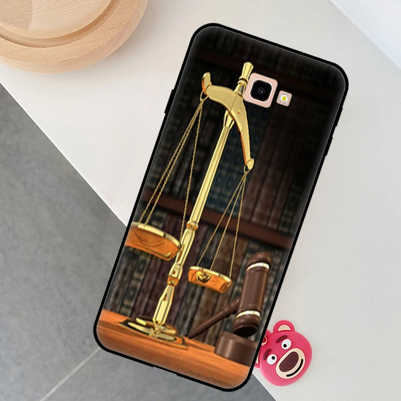 Law Lawyer Judge Justice Phone Case For Samsung Galaxy J4 J6 Plus A7 A8 A9 2018 J1 J3 J5 J7 A3 A5 2016 2017 Cover