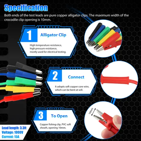 8 best sales test lead kit - №6