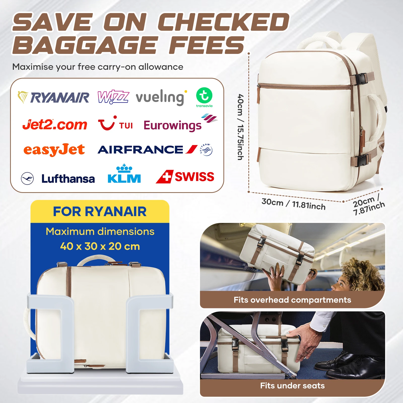 Sac à dos Ryanair, bagage à ma - Women Hand Bags For Office avis et prix
