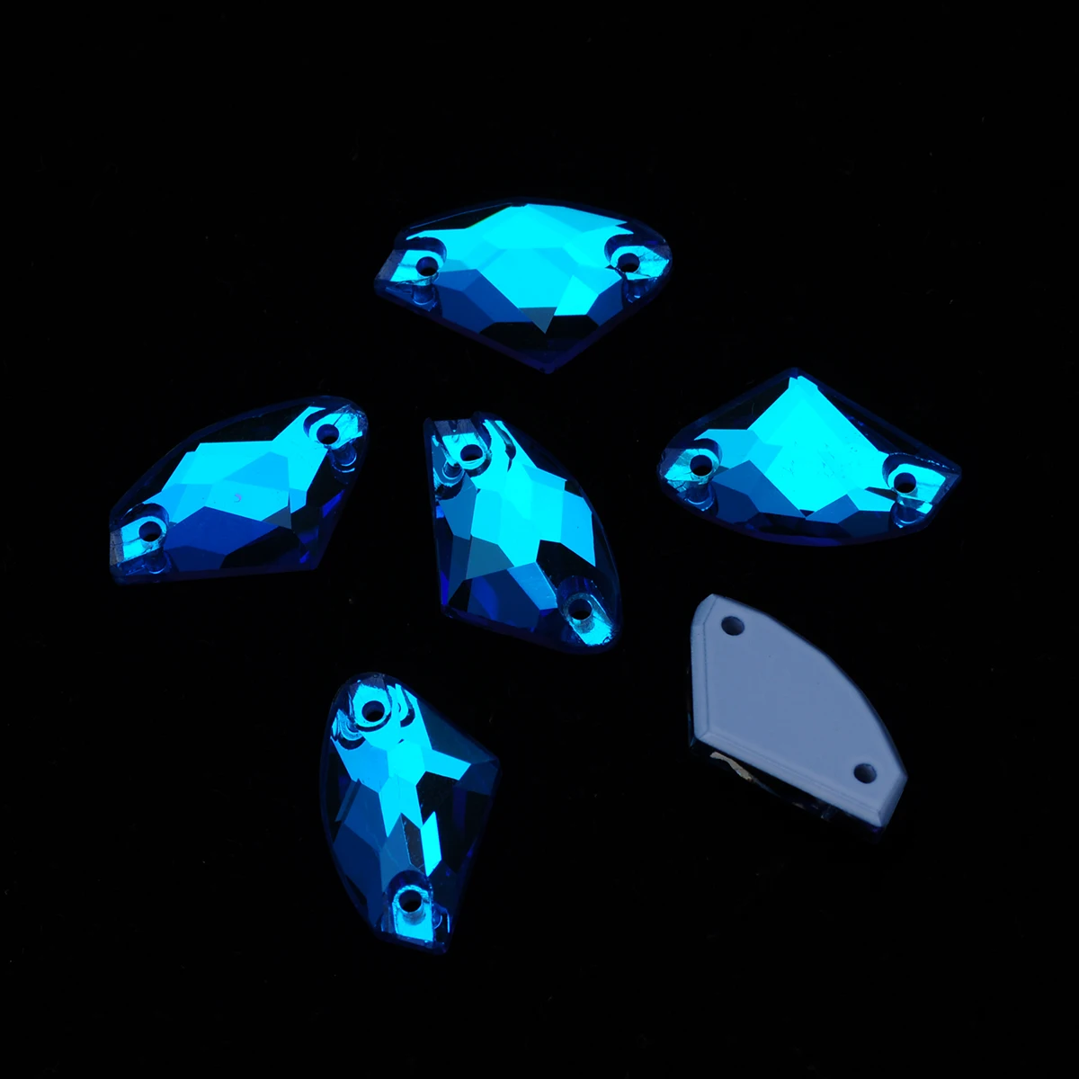 3256 Galaktische Fluoreszierende Neon Elektrische Deko-Nähaccessoires, Charms für Nägel, Acryl-Fasensteine, Strass-Applikationen für Kleider – Detail 4