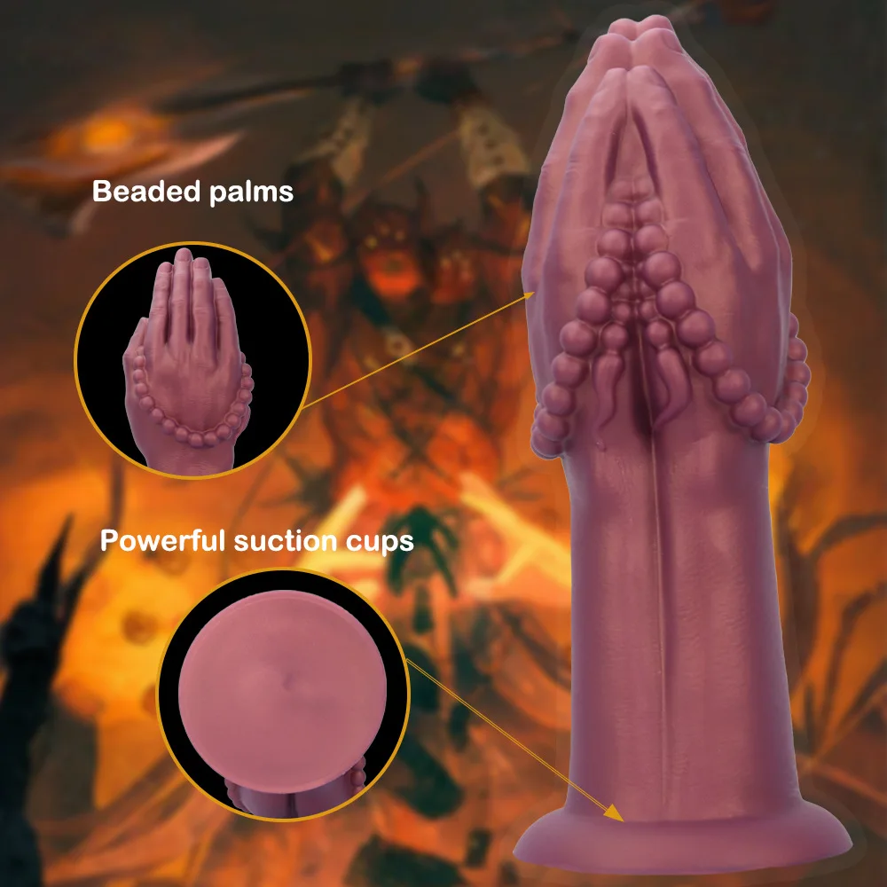 Latest Silicone Realistic Hand Dildo Anal Plug Suitable For Vaginal Masturbation Or Anal Fisting Men'S Large Dildo Adult Product