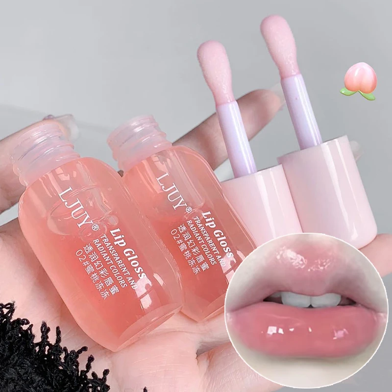 Moisturizing Plumping Lip Gloss Waterproof Lasting Nourish Anti-dry Anti-crack Reduce Fine Lines Lip Oil Korean Makeup Cosmetics