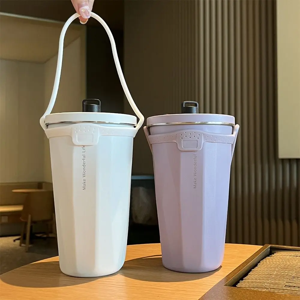1Pcs Silicone Water Bottle Handle Keep Drinks Hot Cold Leakproof Insulated Tumblers Dia 85 to 100mm Universal for Tyeso Mug