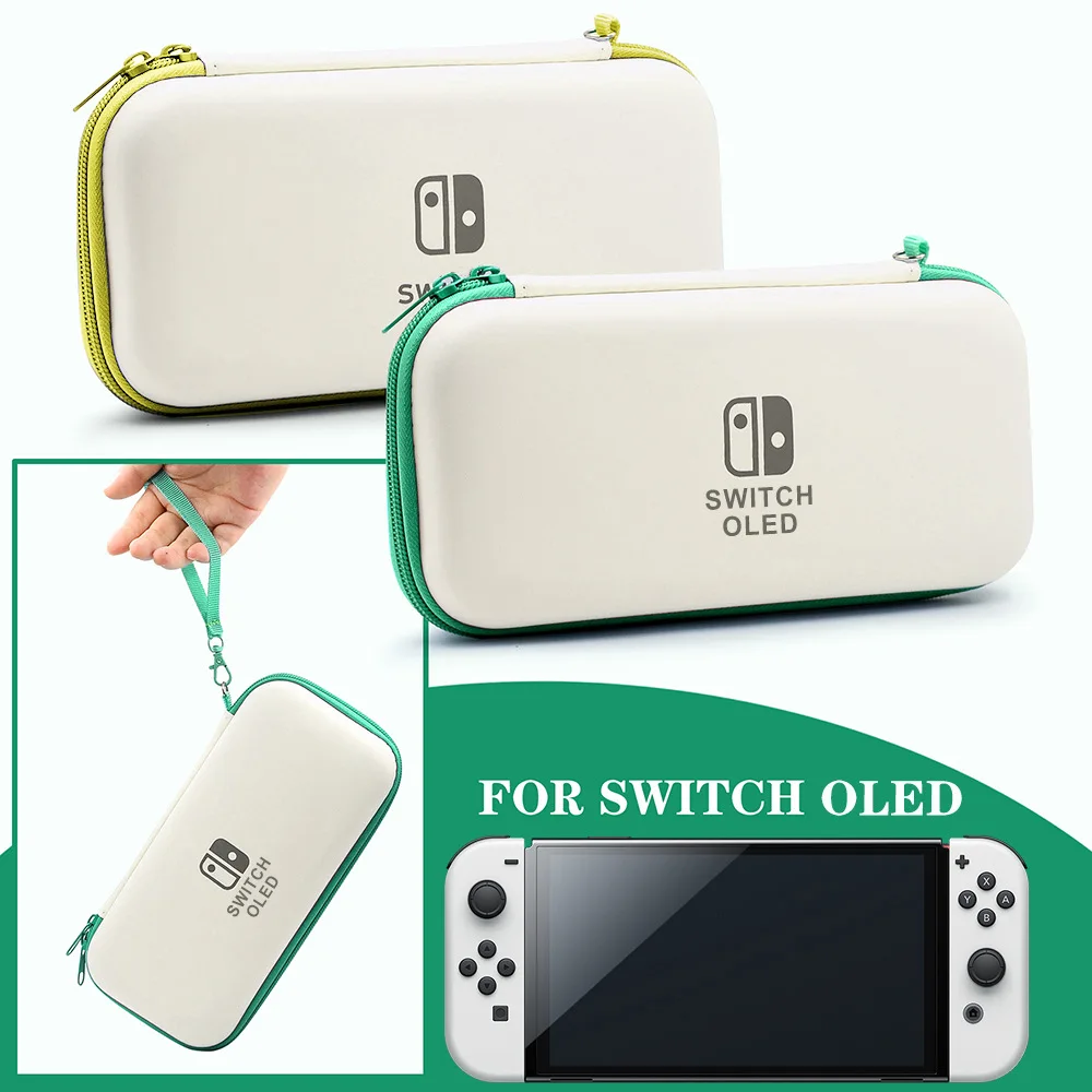 Schutzhülle für Nintendo Switch oled Spiele konsole mit Hard Strap Game Card Slot Switch oled Zubehör