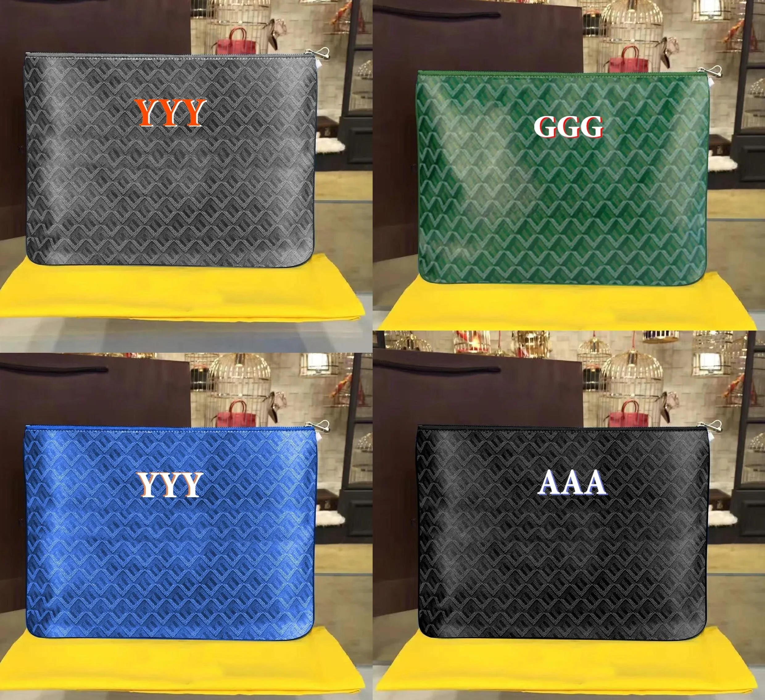 

Clutch Bags Women's bag DIY personalized bag customizing Envelope package documents Toiletry Pouch Protection Makeup